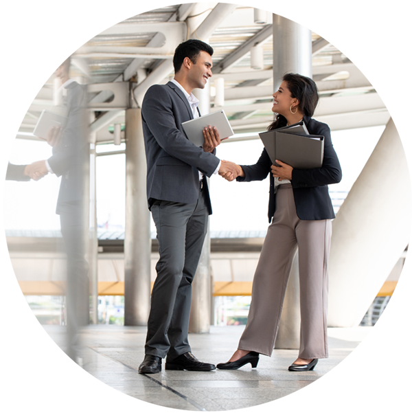 Business People Shaking Hands