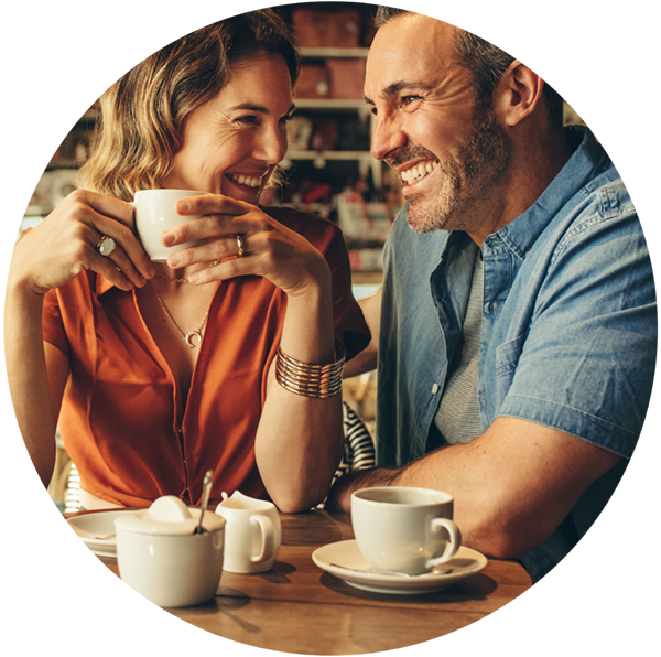 Couple Having Coffee