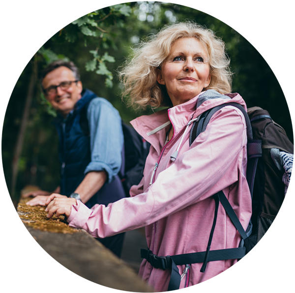 Couple on a Hike