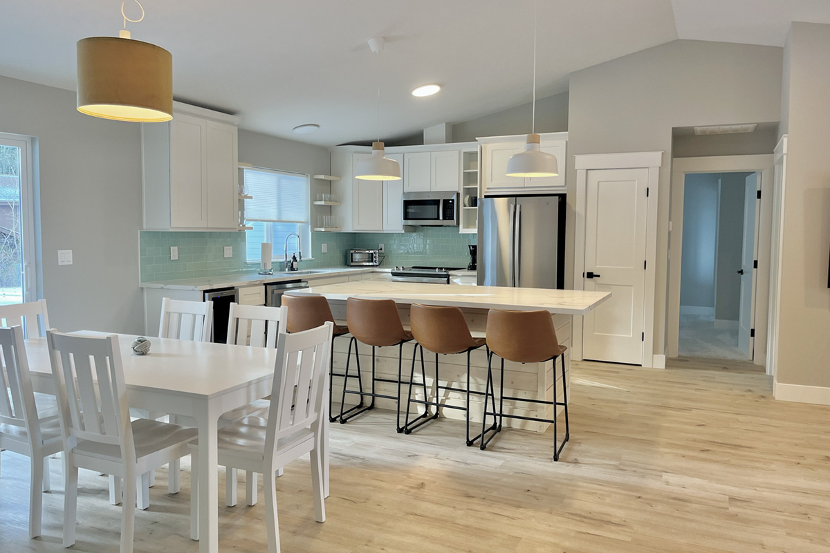 New kitchen in a vacation home