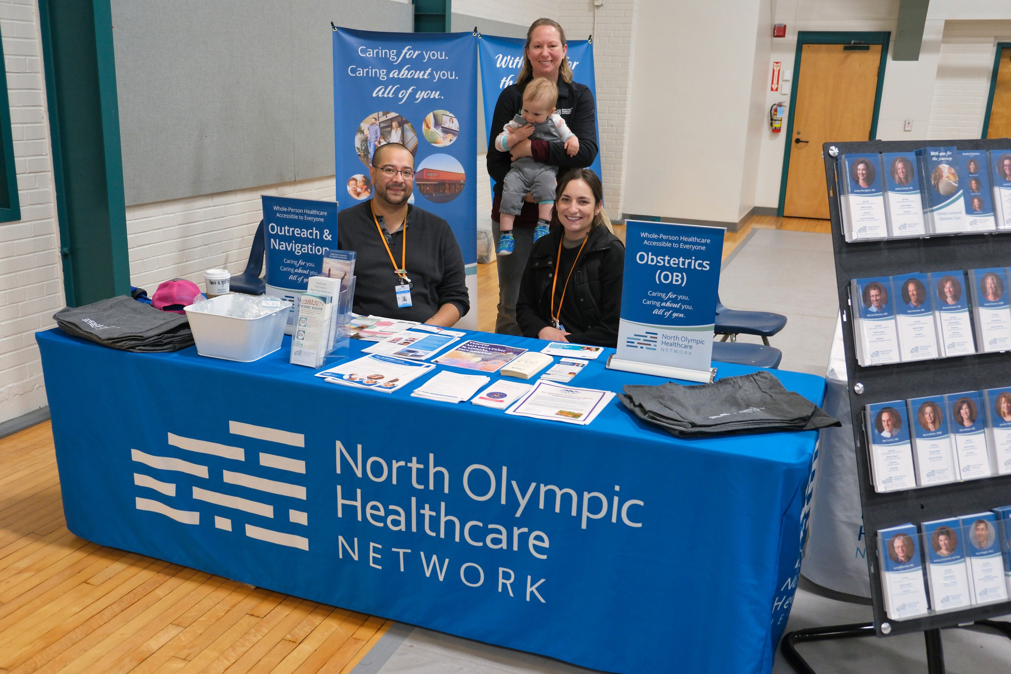 NOHN team at community outreach booth