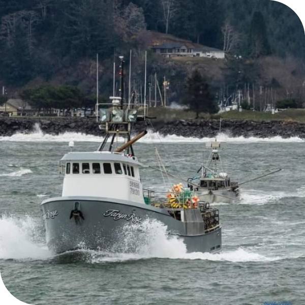 Taryn Rose in the harbor