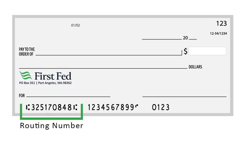 Routing Number | First Fed